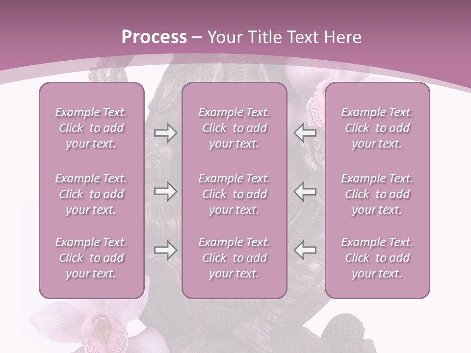 Boudhisme Chine Fleur PowerPoint Template