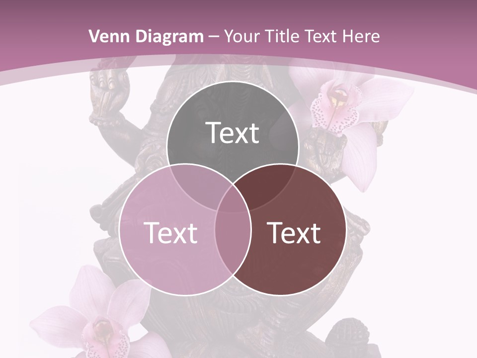 Boudhisme Chine Fleur PowerPoint Template