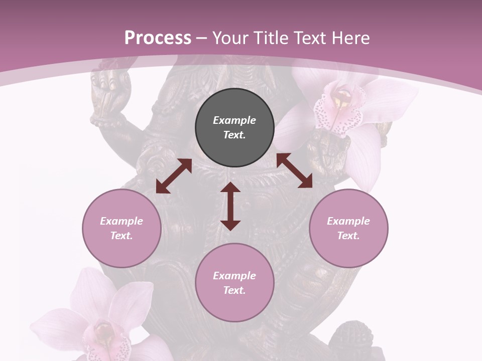 Boudhisme Chine Fleur PowerPoint Template