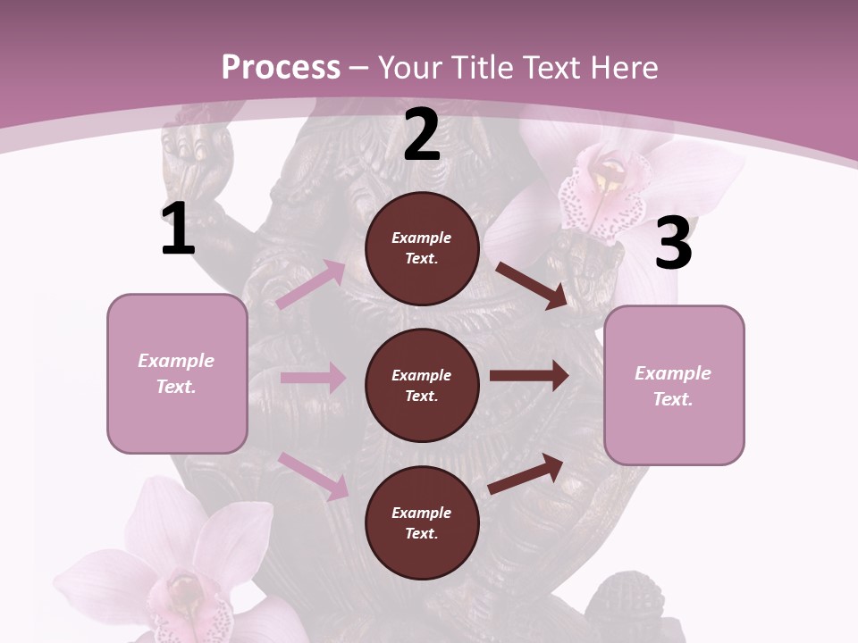 Boudhisme Chine Fleur PowerPoint Template