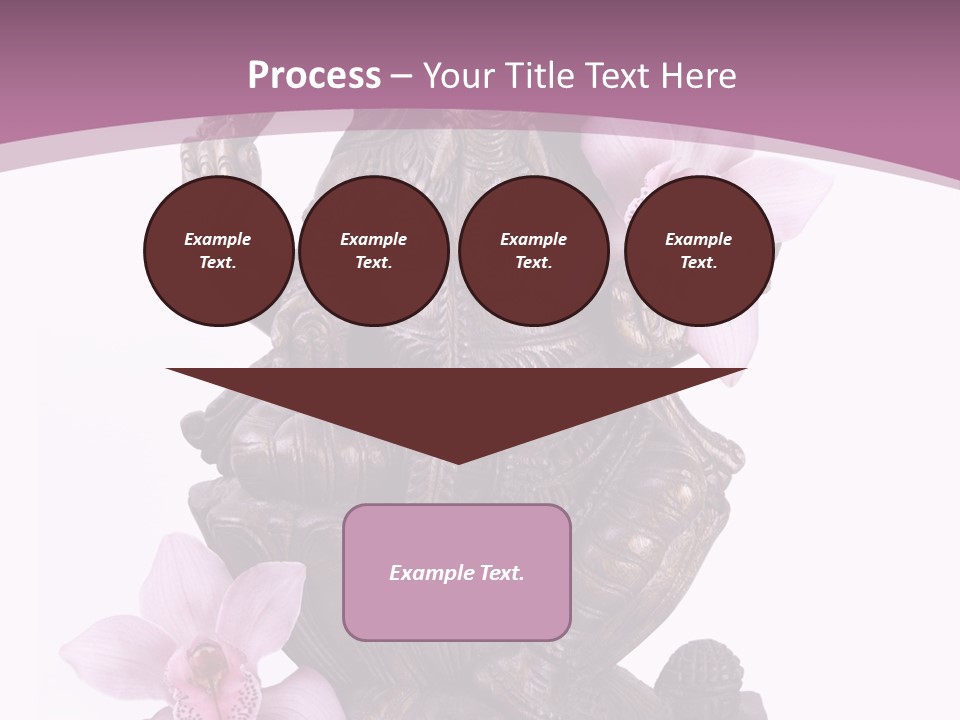 Boudhisme Chine Fleur PowerPoint Template