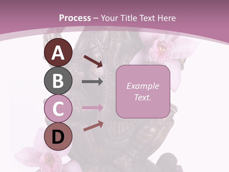 Boudhisme Chine Fleur PowerPoint Template