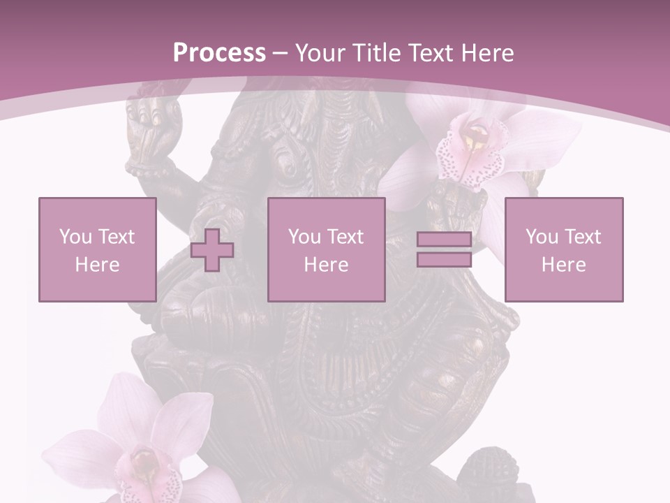 Boudhisme Chine Fleur PowerPoint Template