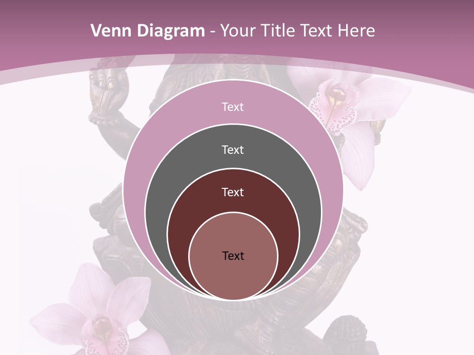 Boudhisme Chine Fleur PowerPoint Template