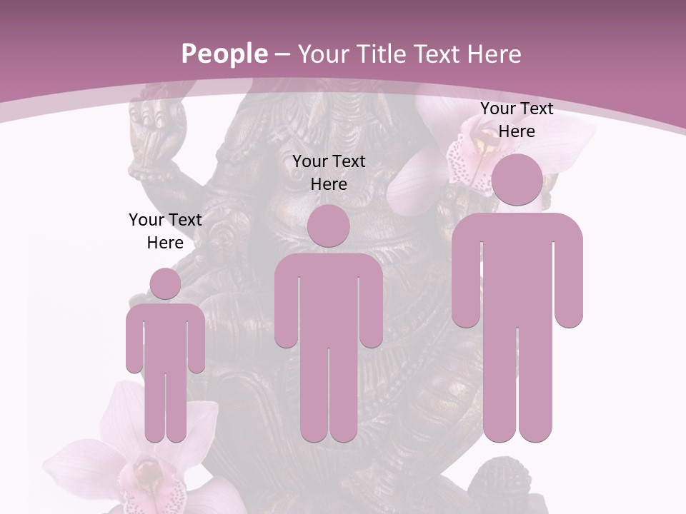 Boudhisme Chine Fleur PowerPoint Template