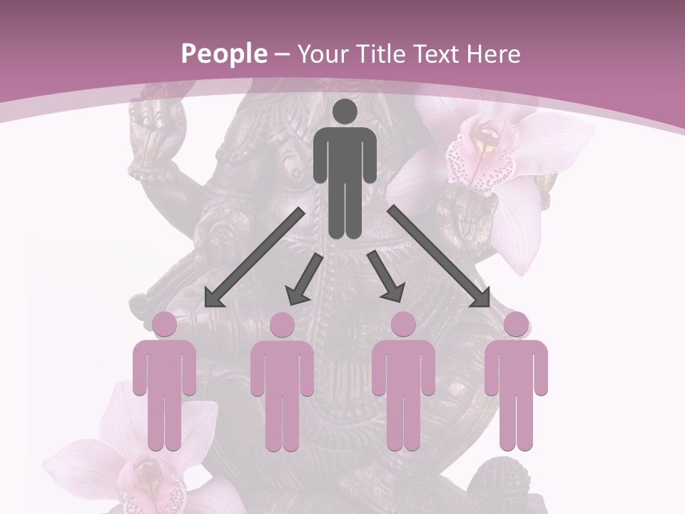 Boudhisme Chine Fleur PowerPoint Template