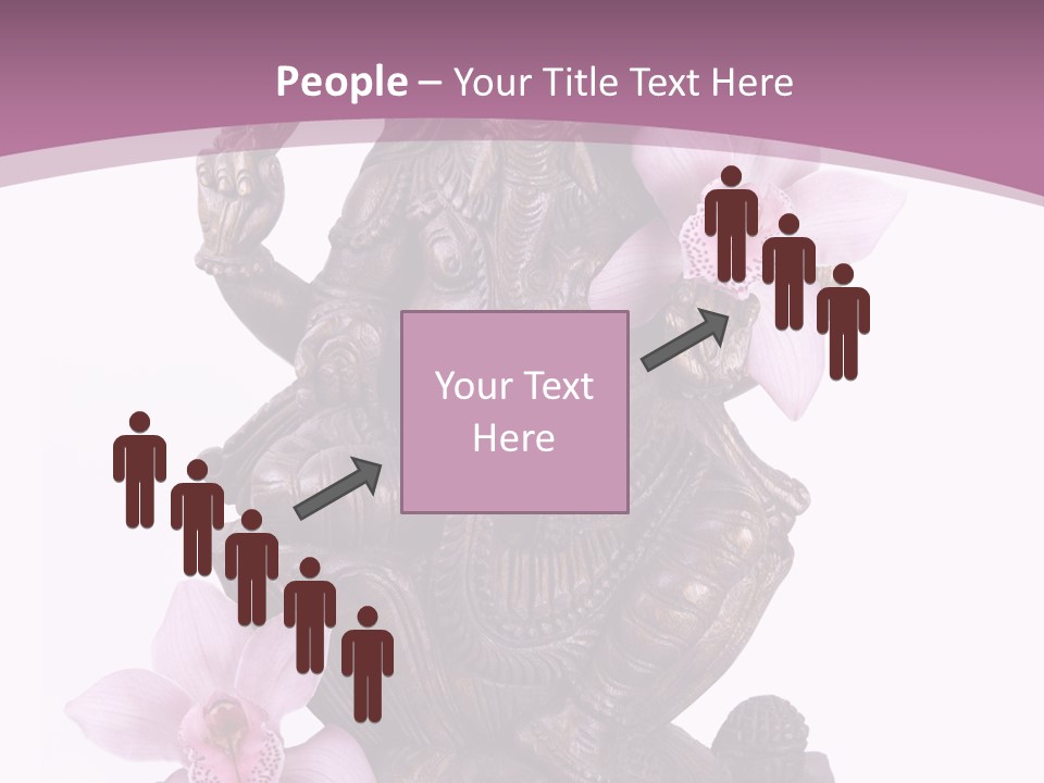 Boudhisme Chine Fleur PowerPoint Template