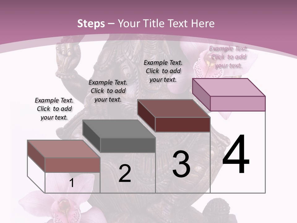 Boudhisme Chine Fleur PowerPoint Template