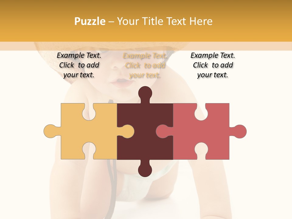 Cowboy European Child PowerPoint Template