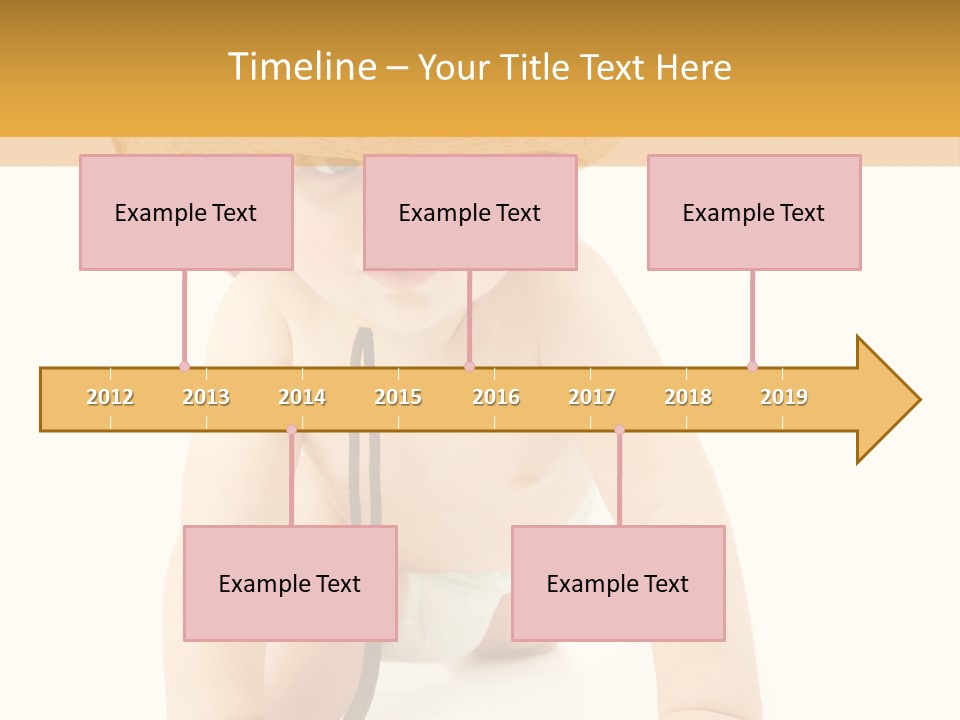 Cowboy European Child PowerPoint Template