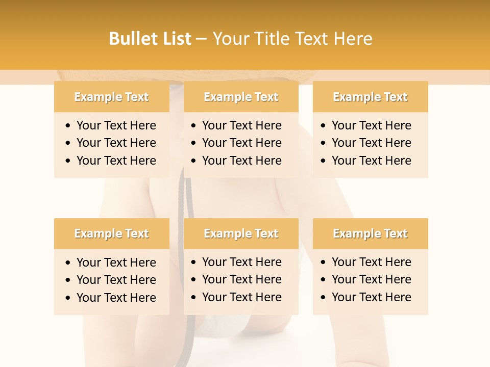 Cowboy European Child PowerPoint Template