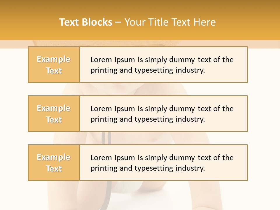 Cowboy European Child PowerPoint Template