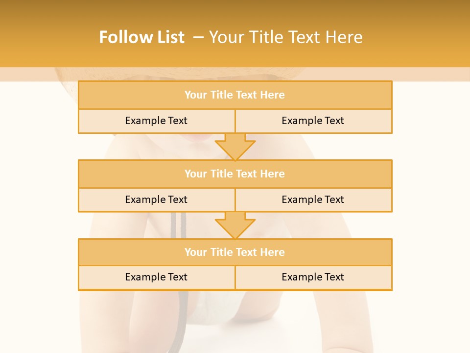 Cowboy European Child PowerPoint Template
