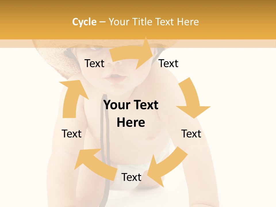 Cowboy European Child PowerPoint Template