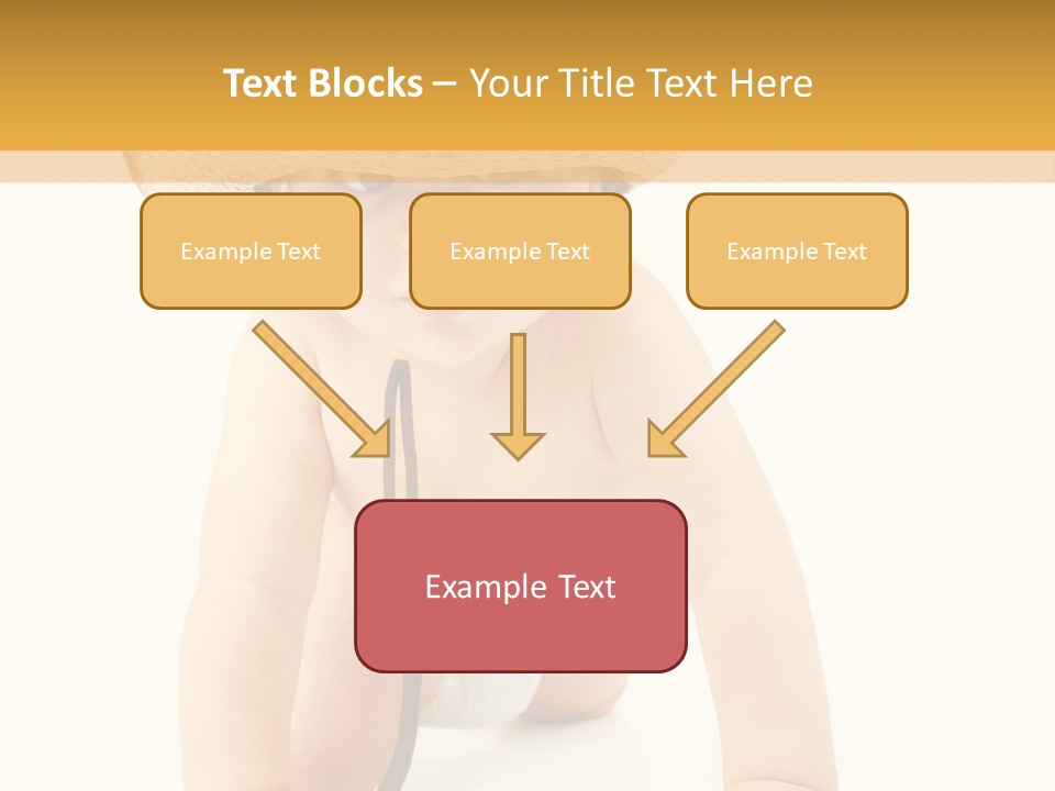 Cowboy European Child PowerPoint Template