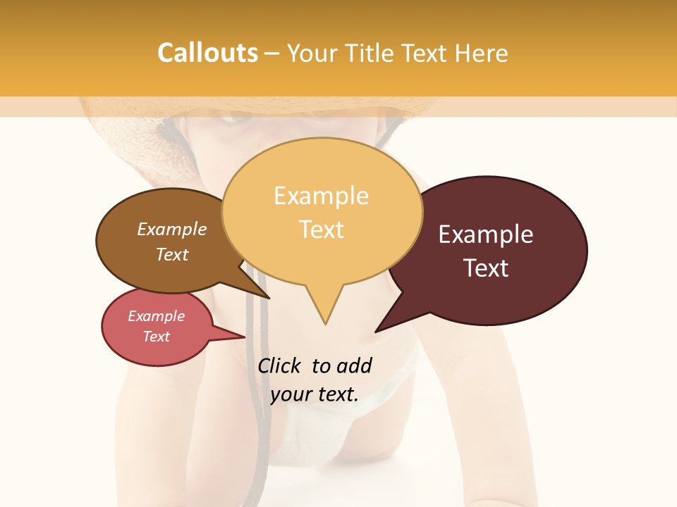 Cowboy European Child PowerPoint Template