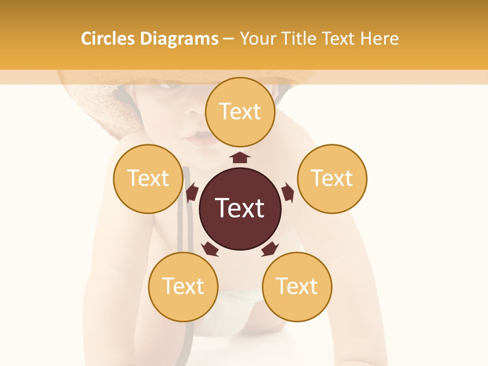 Cowboy European Child PowerPoint Template