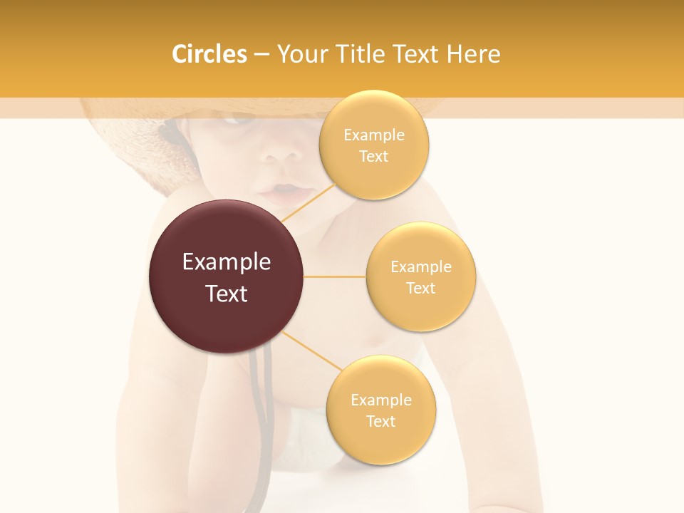 Cowboy European Child PowerPoint Template