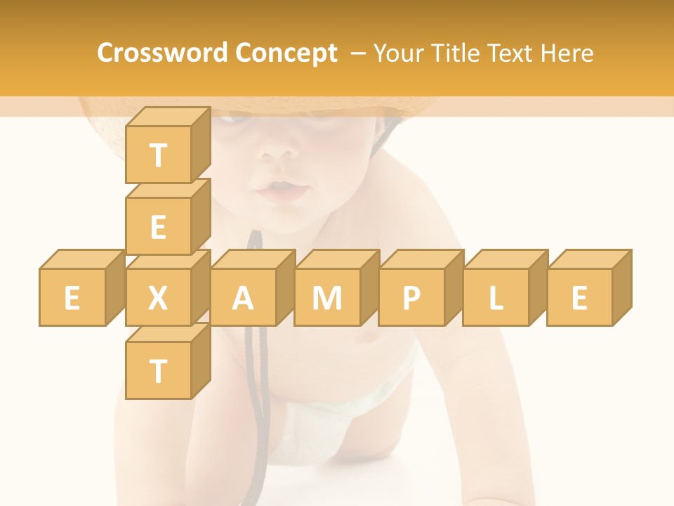 Cowboy European Child PowerPoint Template