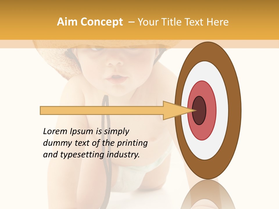 Cowboy European Child PowerPoint Template