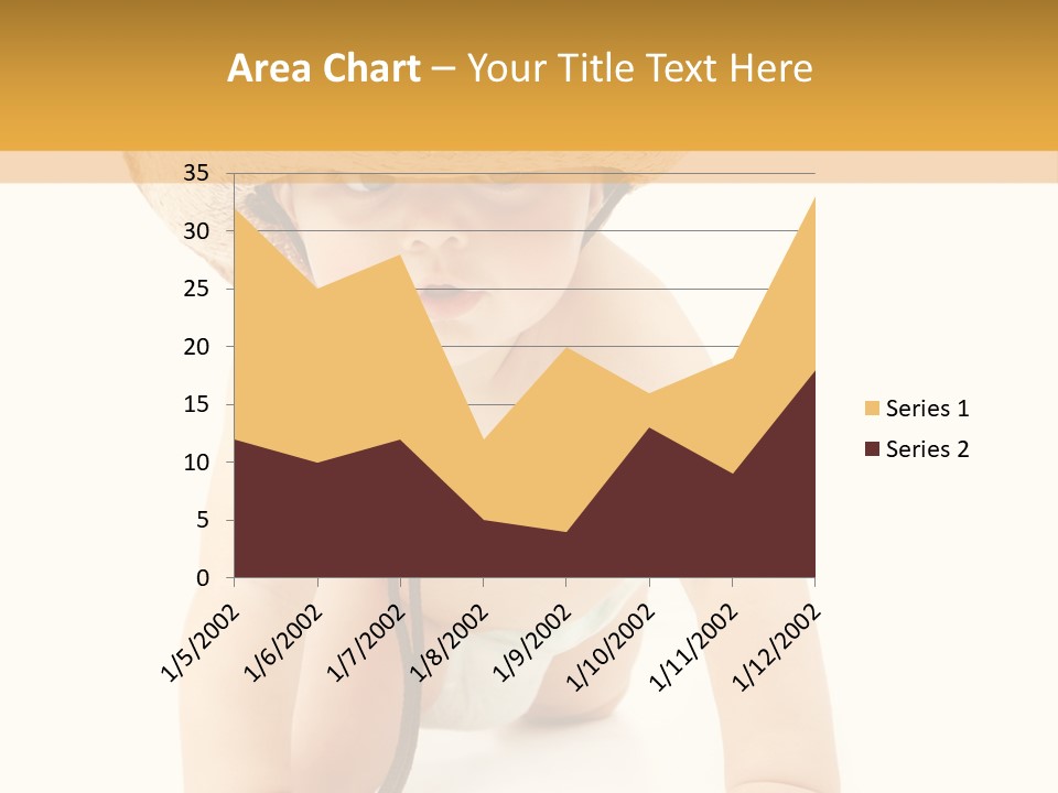 Cowboy European Child PowerPoint Template