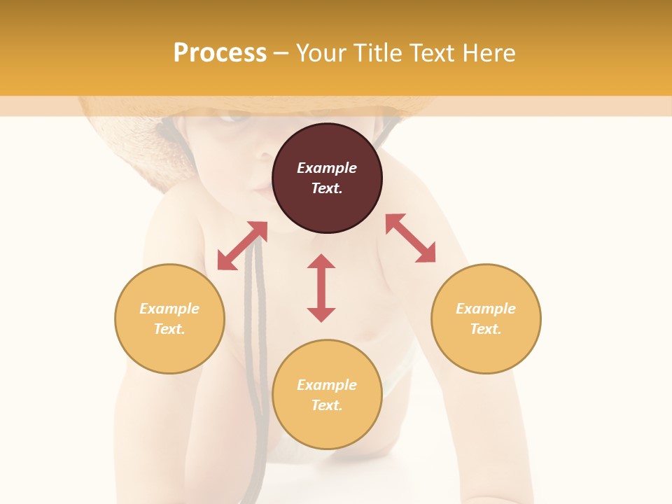 Cowboy European Child PowerPoint Template