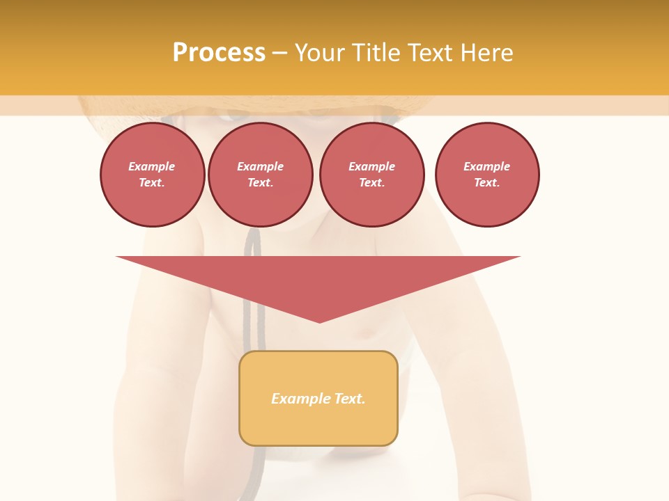 Cowboy European Child PowerPoint Template