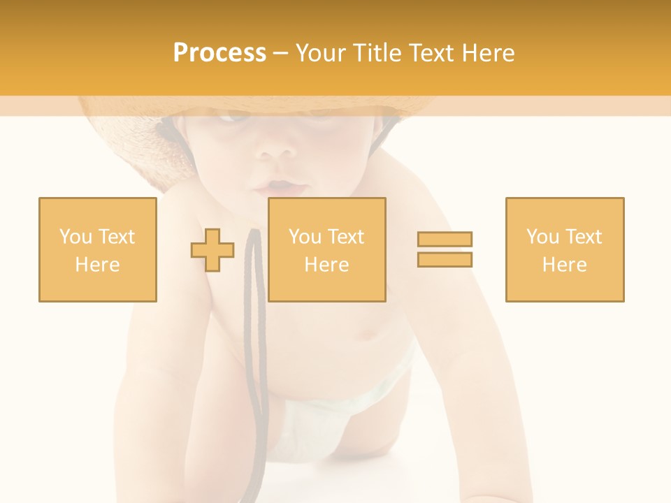 Cowboy European Child PowerPoint Template