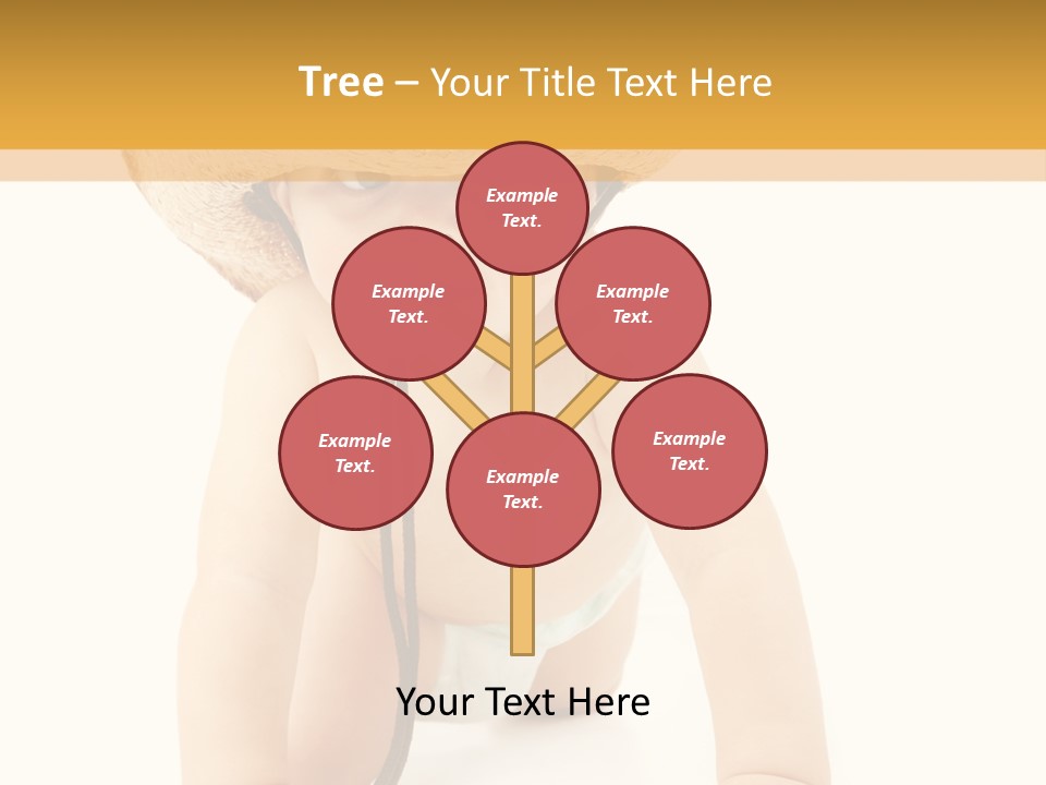 Cowboy European Child PowerPoint Template