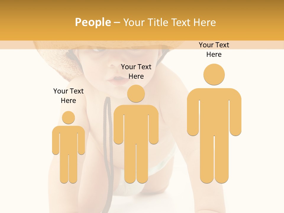 Cowboy European Child PowerPoint Template