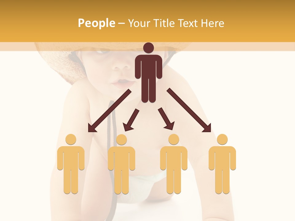 Cowboy European Child PowerPoint Template