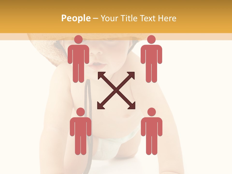 Cowboy European Child PowerPoint Template