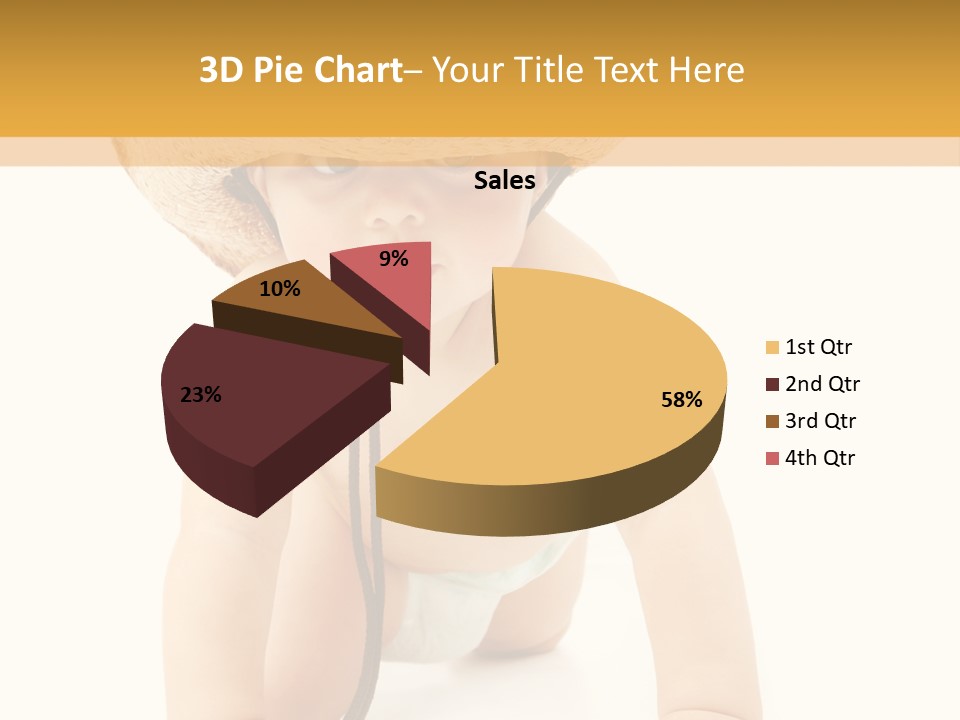 Cowboy European Child PowerPoint Template