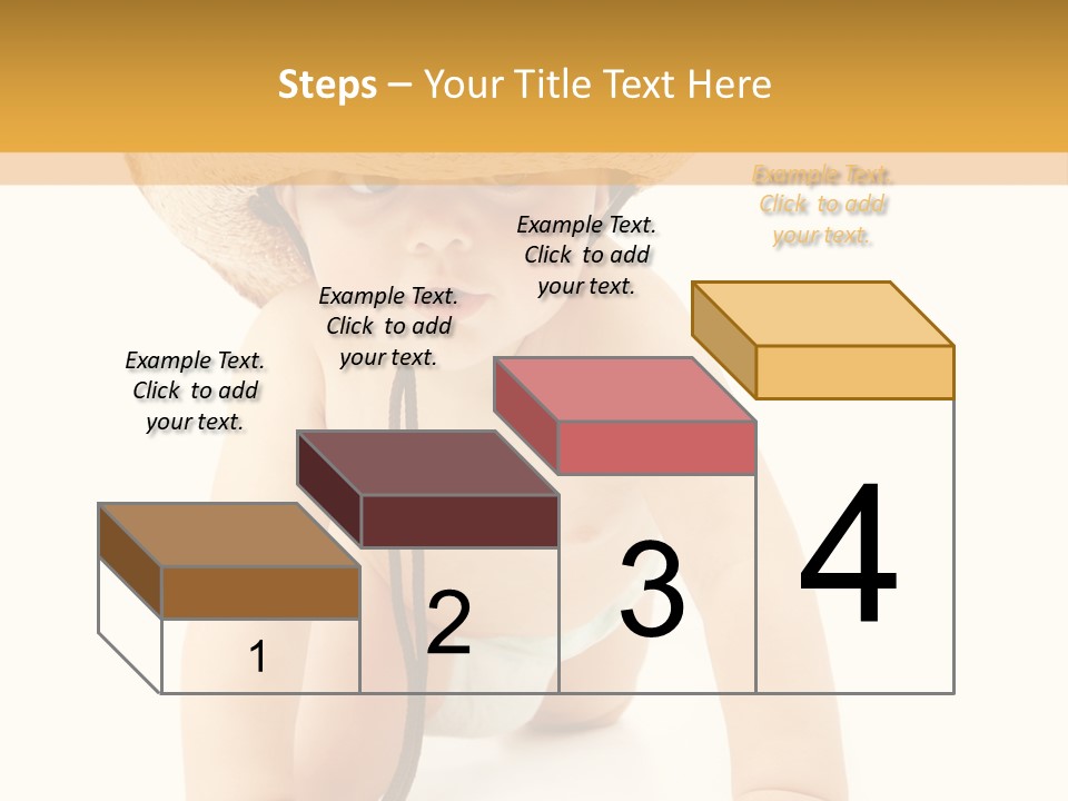 Cowboy European Child PowerPoint Template