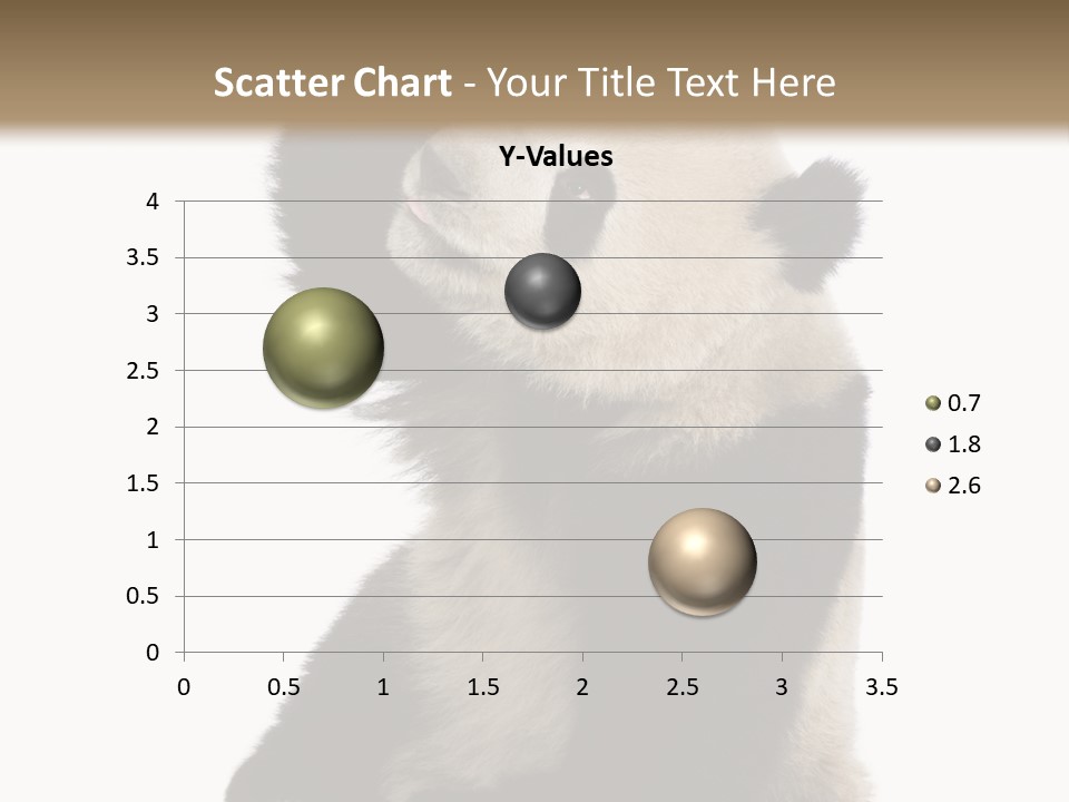 Black Cuddly Seeking PowerPoint Template