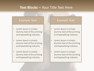 Black Cuddly Seeking PowerPoint Template