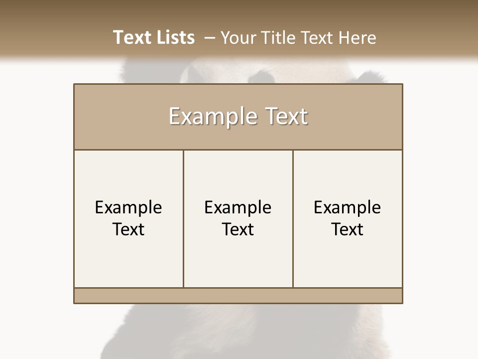 Black Cuddly Seeking PowerPoint Template