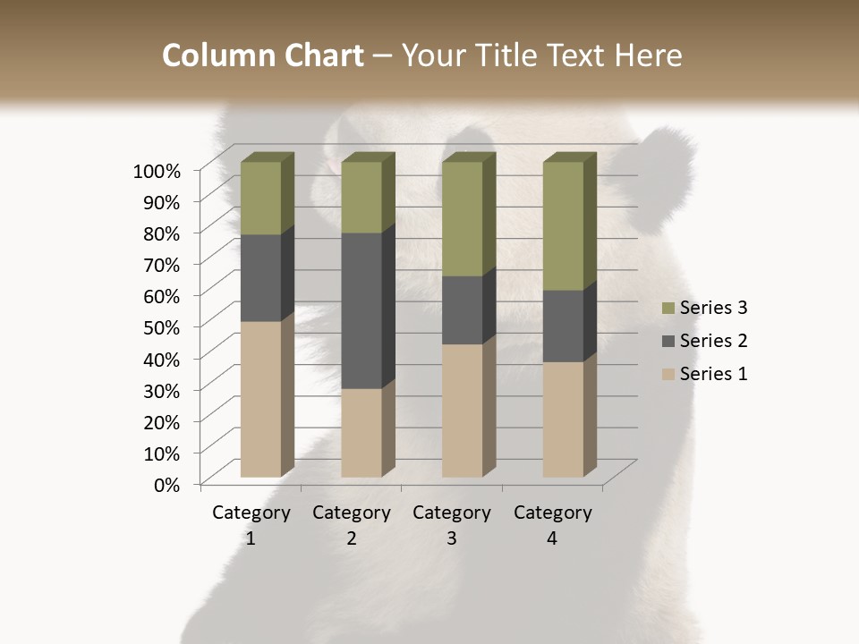 Black Cuddly Seeking PowerPoint Template