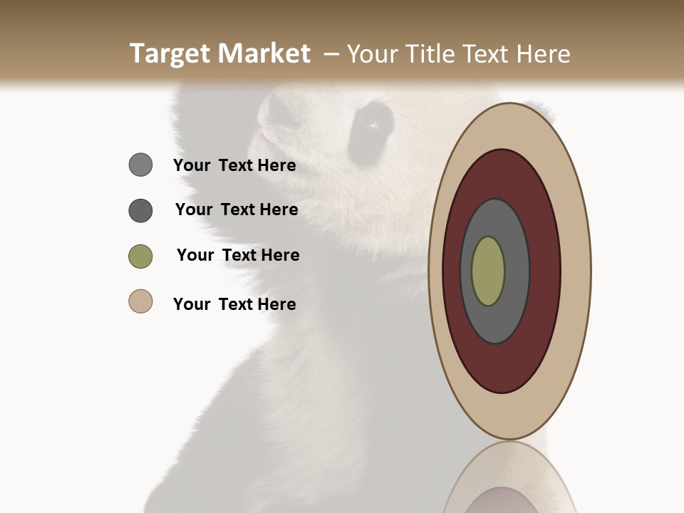 Black Cuddly Seeking PowerPoint Template
