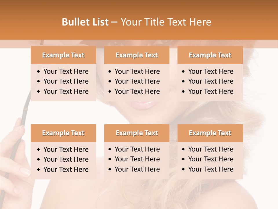 Cosmetology Allure Femininity PowerPoint Template