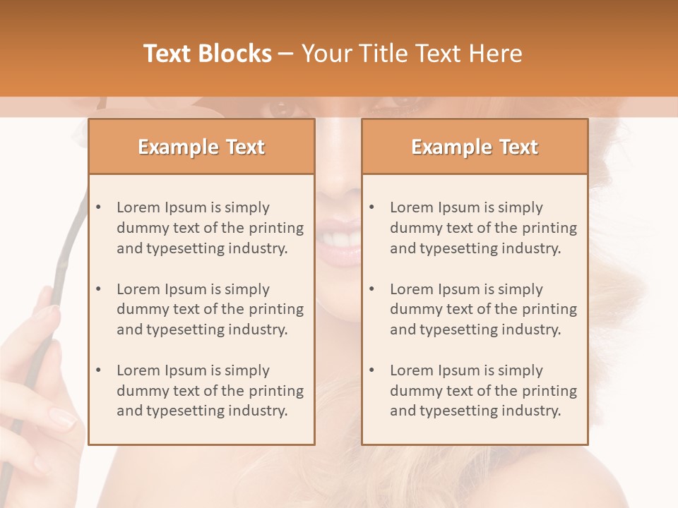 Cosmetology Allure Femininity PowerPoint Template