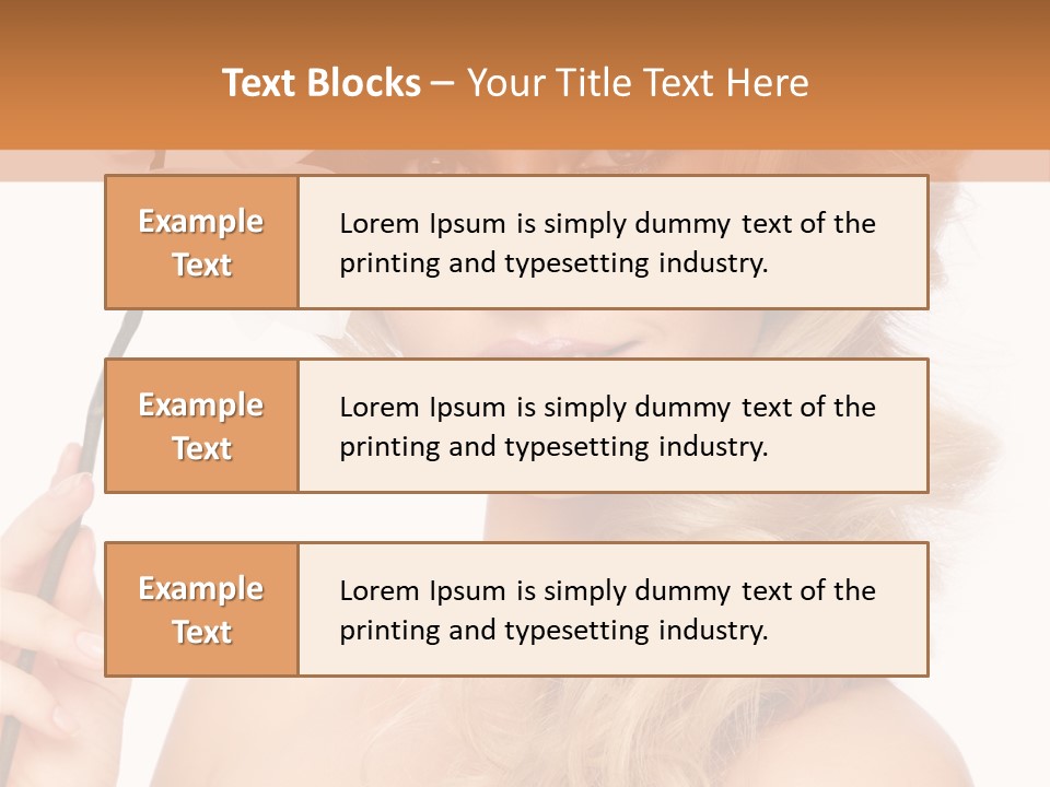 Cosmetology Allure Femininity PowerPoint Template