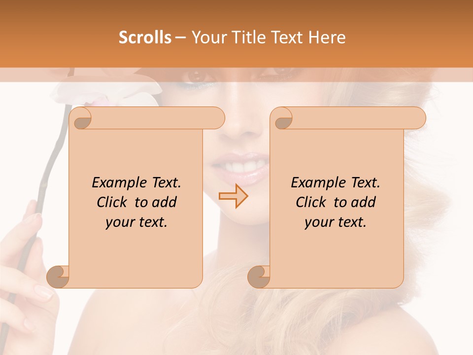 Cosmetology Allure Femininity PowerPoint Template