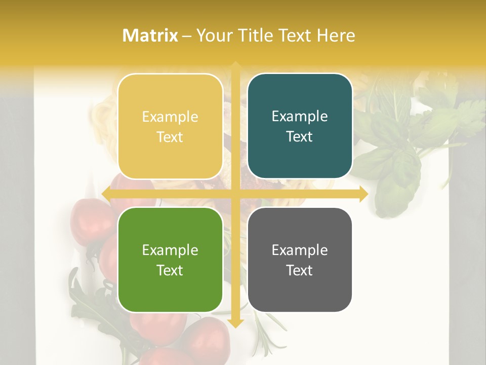 Italiener Tomaten Gastronomie PowerPoint Template