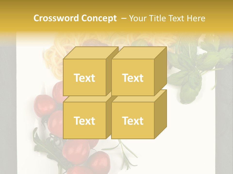 Italiener Tomaten Gastronomie PowerPoint Template
