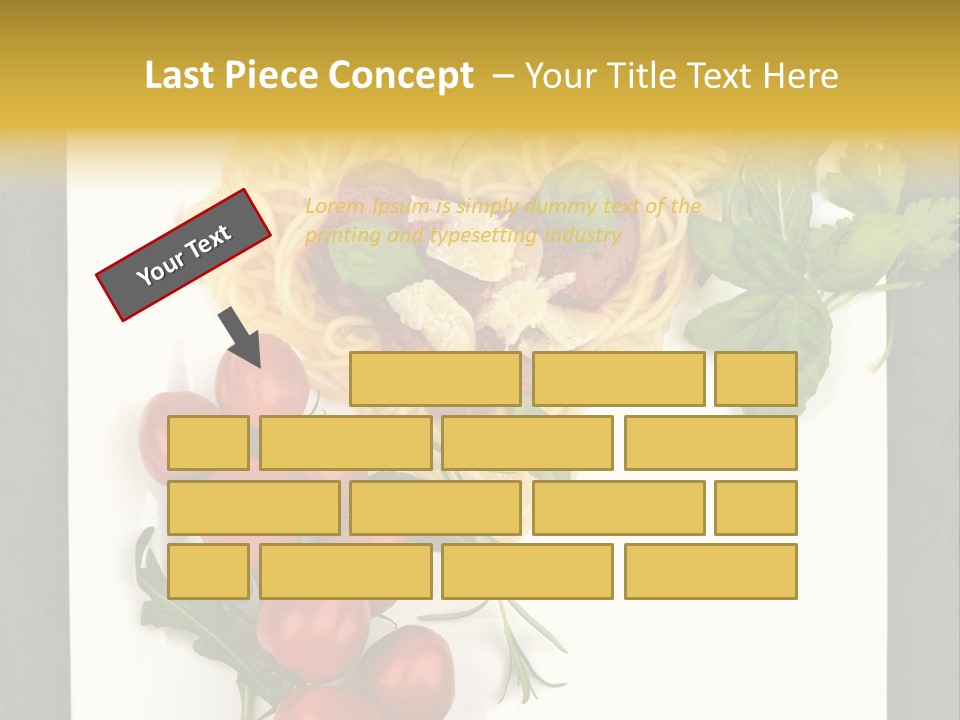 Italiener Tomaten Gastronomie PowerPoint Template