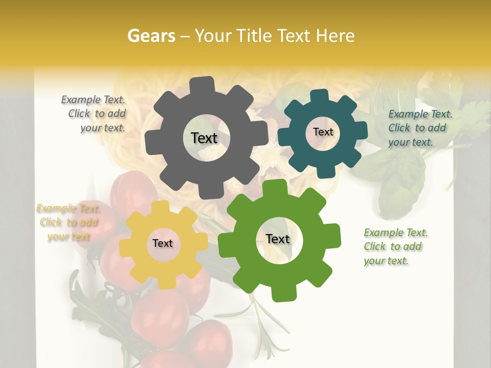 Italiener Tomaten Gastronomie PowerPoint Template