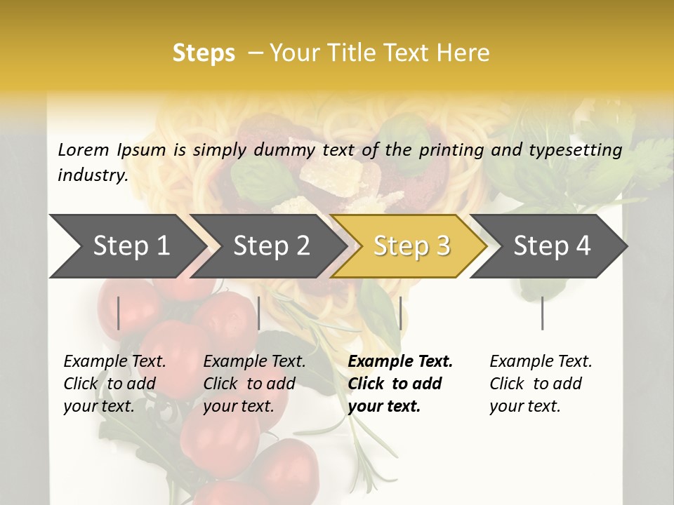Italiener Tomaten Gastronomie PowerPoint Template