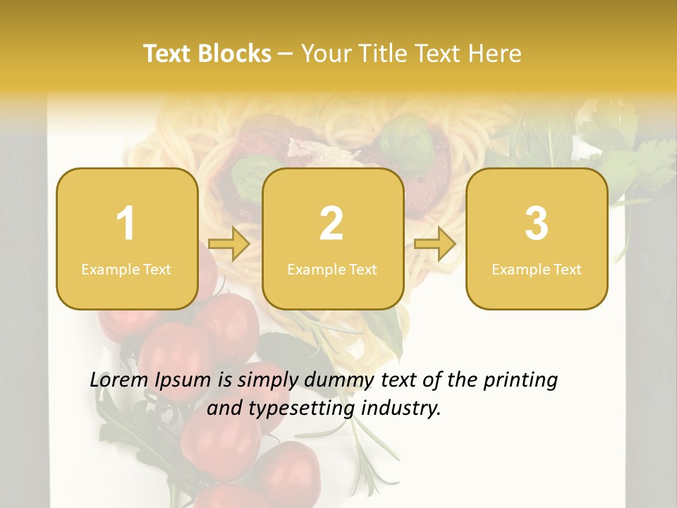 Italiener Tomaten Gastronomie PowerPoint Template