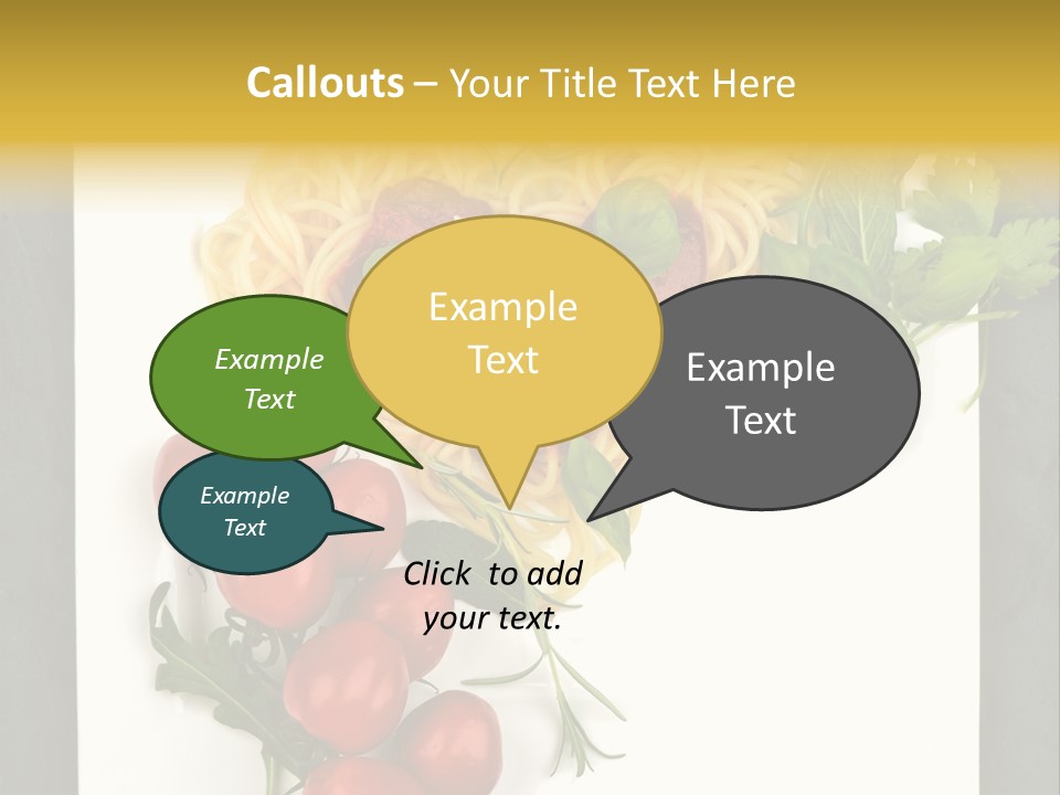 Italiener Tomaten Gastronomie PowerPoint Template